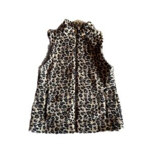 Calvin Klein Leopard Fur Vest